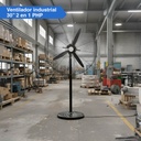 Ventilador Php 30  180w Industrial Plastico Php-fi3020001 30 Cm Negro Negro Plástico 3