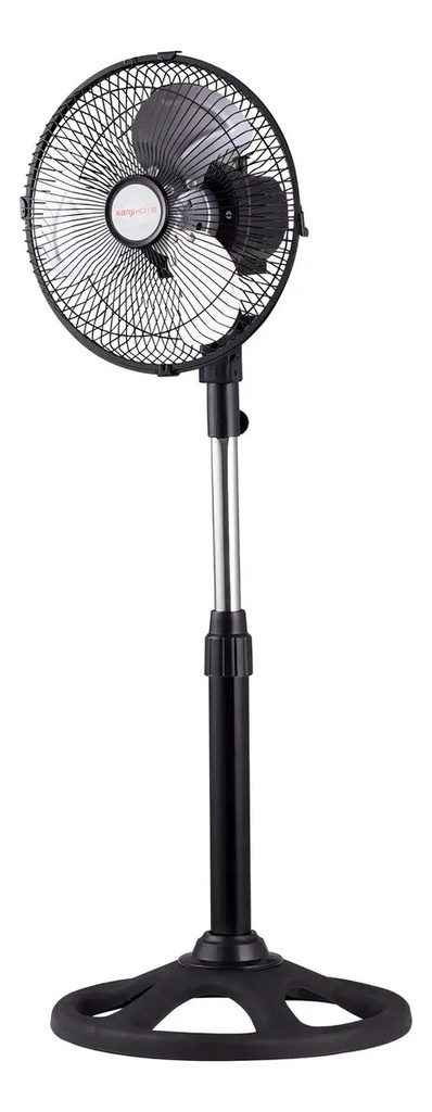 Ventilador Kanjihome 10  3 En 1 65w 3 Velocidades Kjh-fh1306 25.4 Cm Negro Metálico Metalicas 3