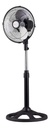 Ventilador Kanjihome 10  3 En 1 65w 3 Velocidades Kjh-fh1306 25.4 Cm Negro Metálico Metalicas 3