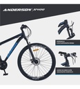 Bicicleta Mtb Anderson S400 R29, 21v Freno A Disco, Con Suspensión, Color Negro/verde/blanco Tamaño Del Cuadro S