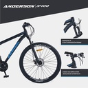Bicicleta Mtb Anderson S400 R29, 21v Freno A Disco, Con Suspensión, Color Negro/blanco Tamaño Del Cuadro S
