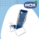 Mor Reposera Sillón 8 Posiciones Aluminio Color Azul