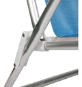 Mor Reposera Sillón 8 Posiciones Aluminio Color Azul
