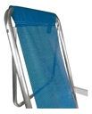 Mor Reposera Sillón 8 Posiciones Aluminio Color Azul