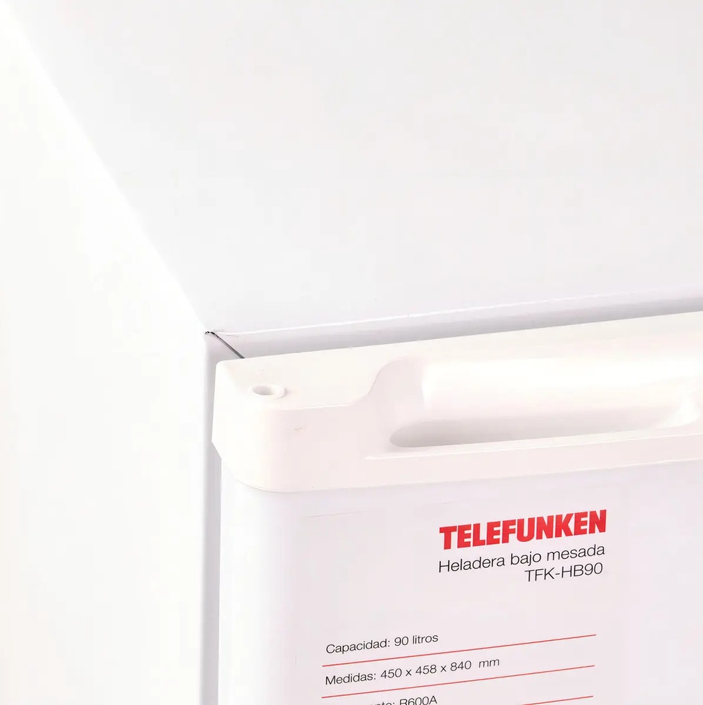 Heladera Bajo Mesada Telefunken 90 Litros Blanco Tfk-hb90