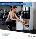 Dispenser De Agua Vitta Frío/calor Con Conservadora Dafcb001 Gris