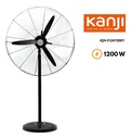 Ventilador Semi Industrial 24 Pulgadas 2en1 Pie Pared Kanji 60.96 Cm Negro Negro Metal 3