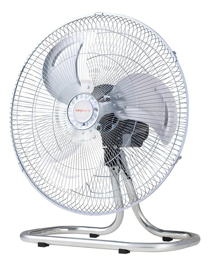 Ventilador Kanji Kjh-1811 18  De Diámetro 1.7m 3 En 1 Con 3 Palas De Metal 90w 45.72 Cm Negro Gris