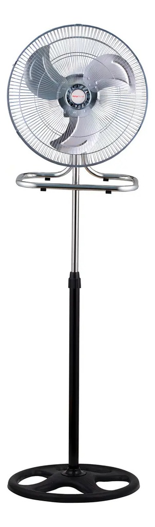 Ventilador Kanji Kjh-1811 18  De Diámetro 1.7m 3 En 1 Con 3 Palas De Metal 90w 45.72 Cm Negro Gris