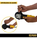 Amoladora Angular Konan 115mm 720w Corte Y Desbaste Eléctrica Amarillo Y Negro 50