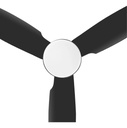 Ventilador De Techo Kanjihome Black 3 Aspas Fijas Kjh-cfwb001bk 1.32 M Negro
