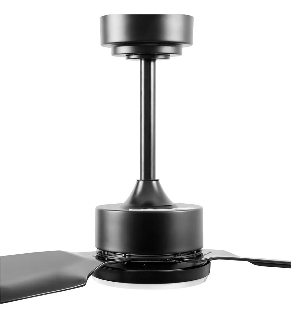 Ventilador De Techo Kanjihome Black 3 Aspas Fijas Kjh-cfwb001bk 1.32 M Negro