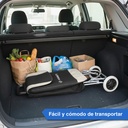 Changuito De Compras Reforzado 35 L Plegable Mercado Y Hogar Negro