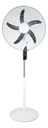 Ventilador De Pie Kanjihome Kjh-fh1212 De 20 Pulgadas 95w Color De La Estructura Blanco 50.8 Cm Negro Plástico 5
