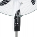 Ventilador De Pie Kanjihome Kjh-fh1212 De 20 Pulgadas 95w Color De La Estructura Blanco 50.8 Cm Negro Plástico 5