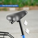 Bicicleta De Paseo Rodado 27 Playera Acero Con Canasto Kanji Azul 27  