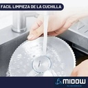 Cortadora Fiambres Y Alimentos Familiar Midow Corte 1-15mm Gris