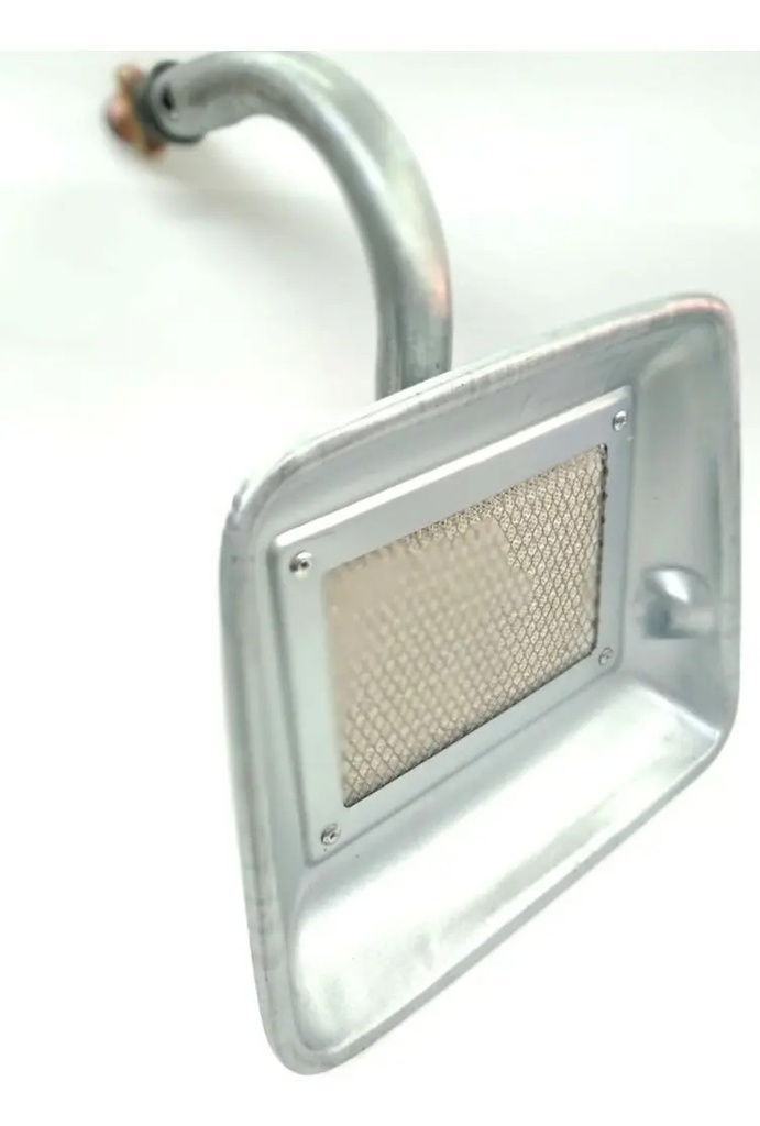 Pantalla Gas Envasado 1500 Cal - Garrafero Galvanizado Plateado