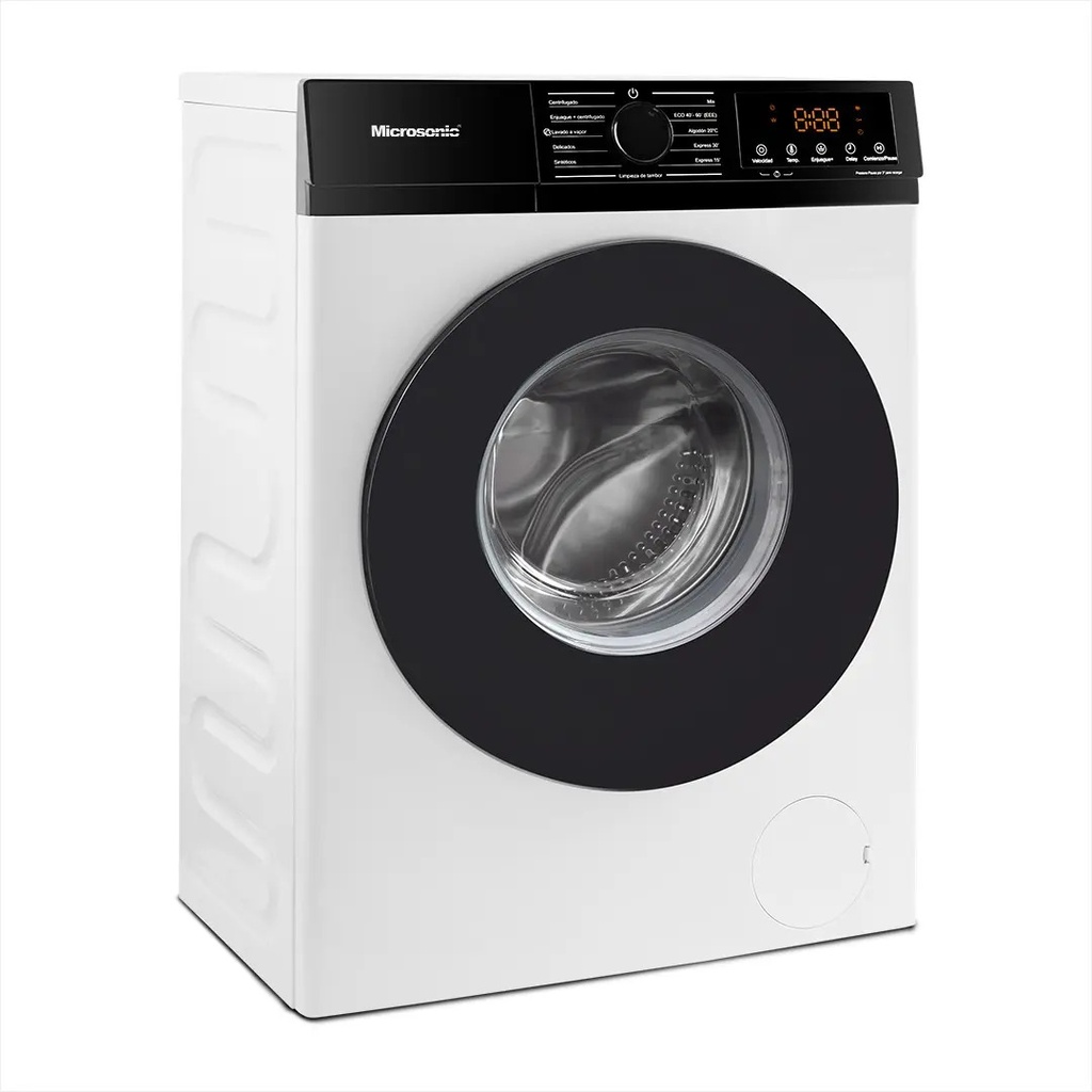 Lavarropas Automático Microsonic 8kg Frontal Inverter Blanco