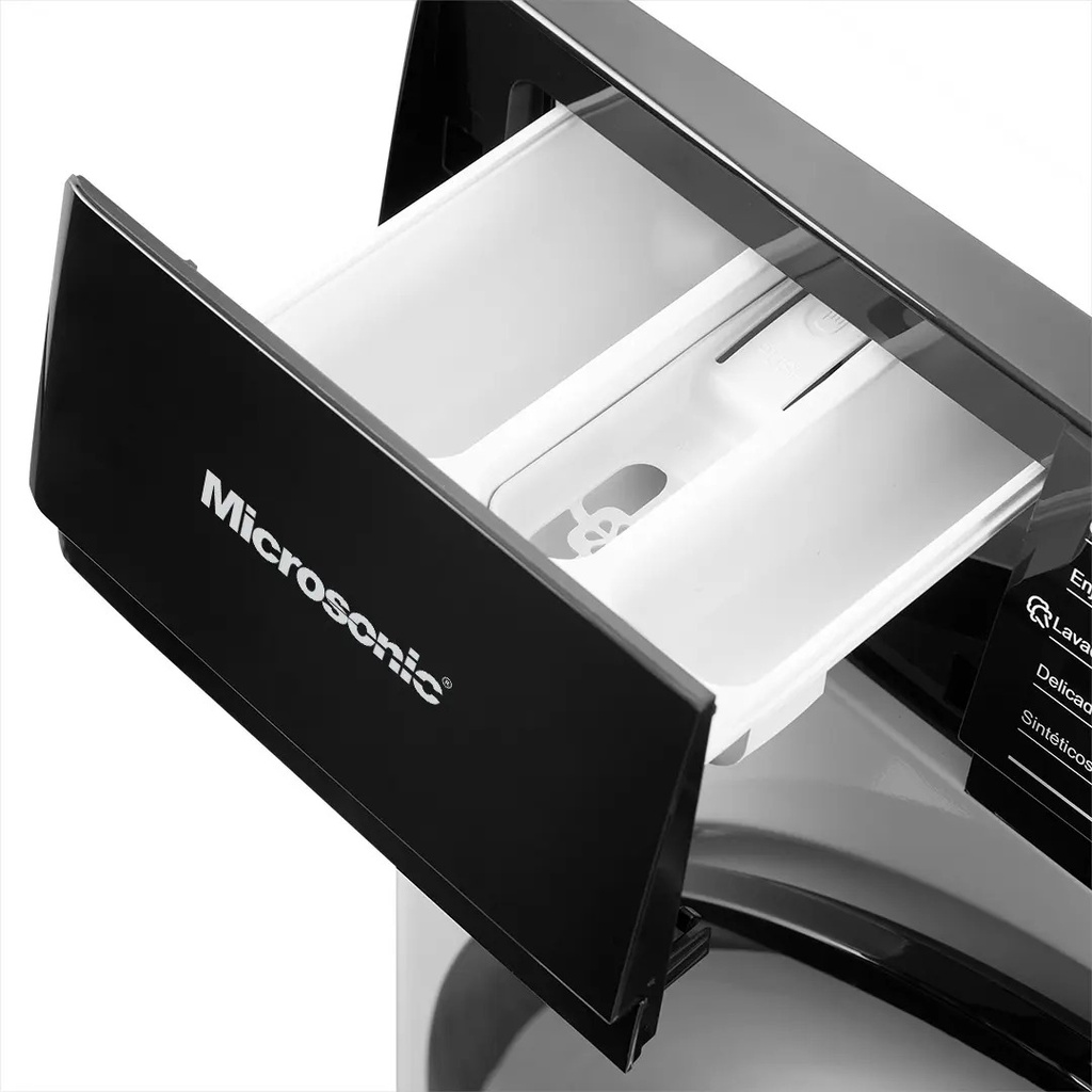 Lavarropas Automático Microsonic 8kg Frontal Inverter Blanco
