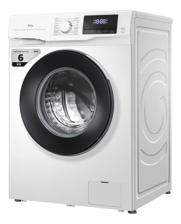 Tcl Lavarropas Effiwash® 1200rpm 6kg Inv. Blanco