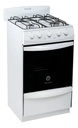 Cocina Escorial Palace Cristal Gas Envasado 51cm Blanco