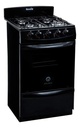 Cocina Escorial Palace Cristal Gas Envasado 51cm Negro