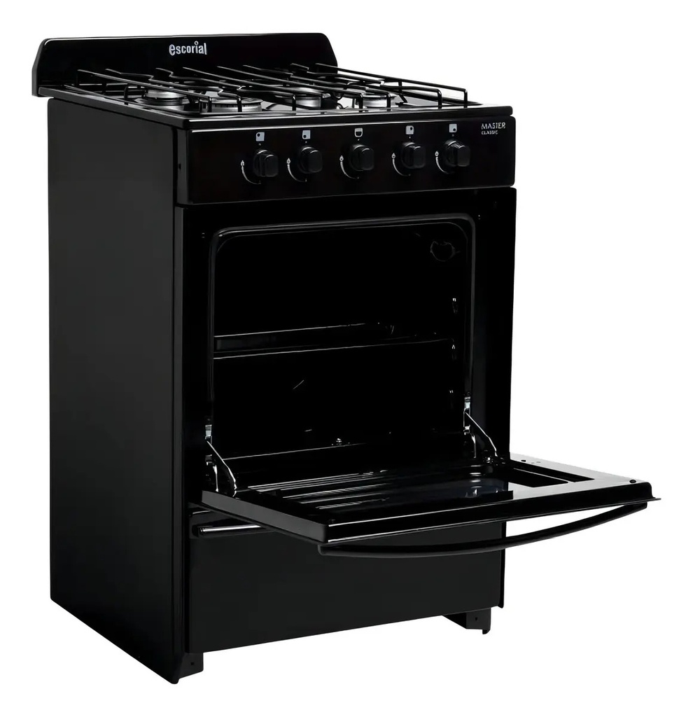 Cocina Escorial Master Classic Gas Envasado 56cm Color Negro