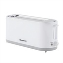 Tostadora Eléctrica Microsonic 4 Panes Rebanadas 7 Niveles Color Blanco