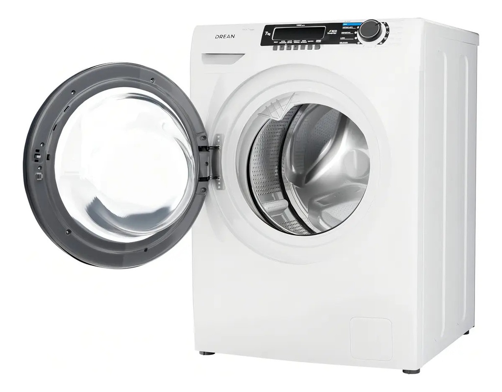 Lavarropas Drean Carga Frontal 7kg Blanco Lfdr0710sb0 Blanco