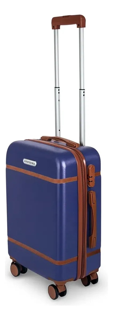 Set 3 Valijas Aeropostales 20 24 28 Rig Rue 360 C/ Azul Y Ma Azul Lisa