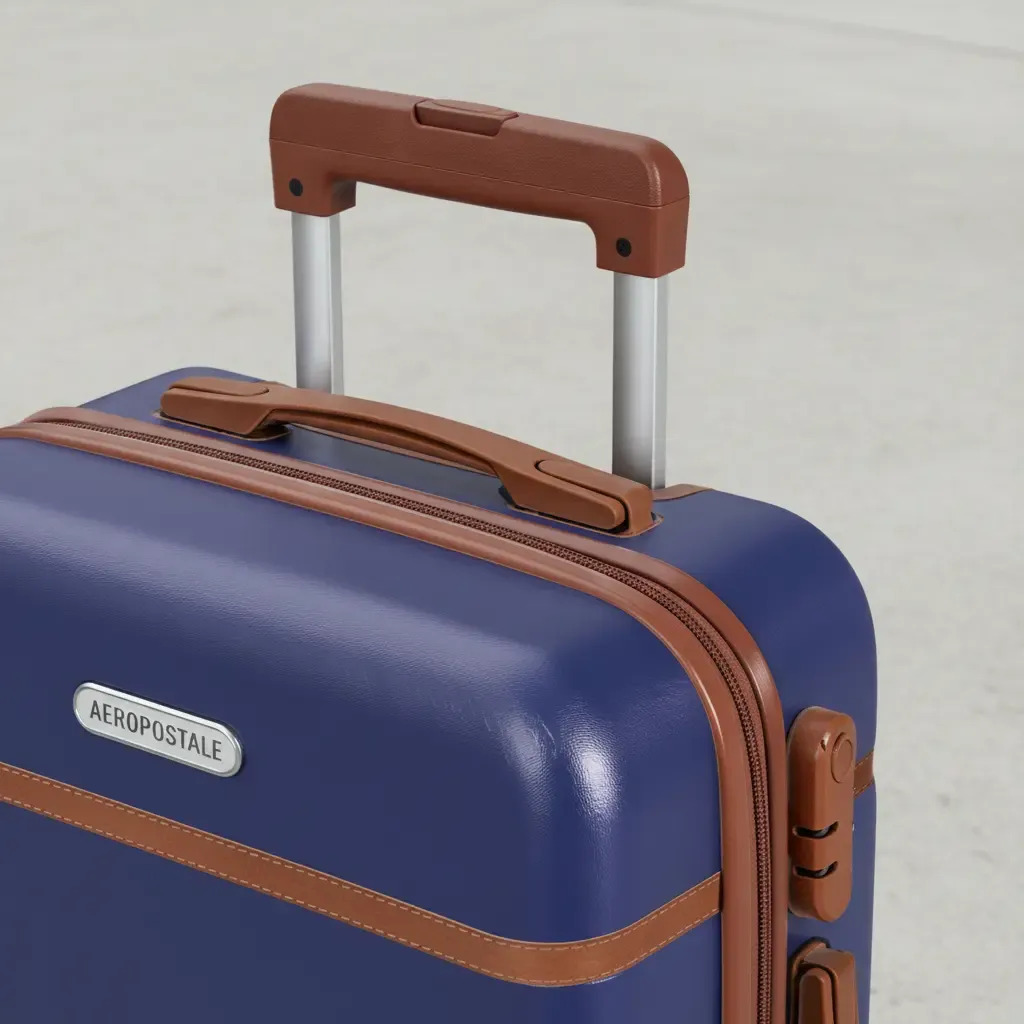 Set 3 Valijas Aeropostales 20 24 28 Rig Rue 360 C/ Azul Y Ma Azul Lisa