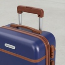 Set 3 Valijas Aeropostales 20 24 28 Rig Rue 360 C/ Azul Y Ma Azul Lisa