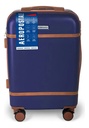 Set 3 Valijas Aeropostales 20 24 28 Rig Rue 360 C/ Azul Y Ma Azul Lisa