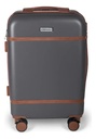 Set 3 Valijas Aeropostales 20 24 28 Rig R360 C/gris/marrón Gris Lisa
