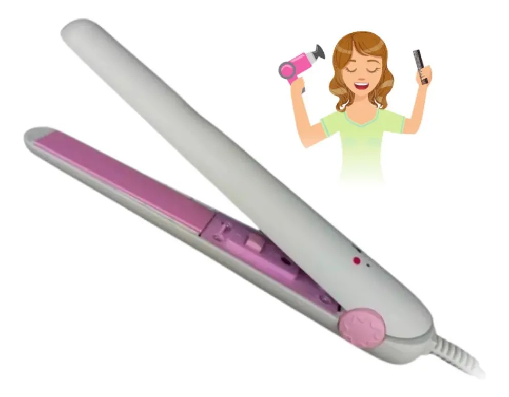 Plancha De Pelo Westinghouse Whhs3229 Blanco Rosa - Blanco