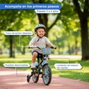 Bicicleta Rodado 12 Ruedas Goma Fiat 500 Con Cantimplora