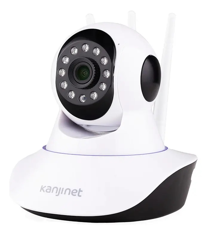 Camara Kanji Kj-camip1mx2 Smart Ip 3 Antenas Wifi 720hd. Blanco
