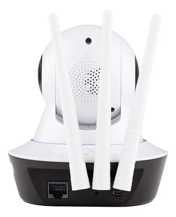 Camara Kanji Kj-camip1mx2 Smart Ip 3 Antenas Wifi 720hd. Blanco