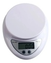 Balanza De Cocina Digital Kanji Home 5kg B05 Con Recipiente Capacidad Máxima 5 Kg Blanco