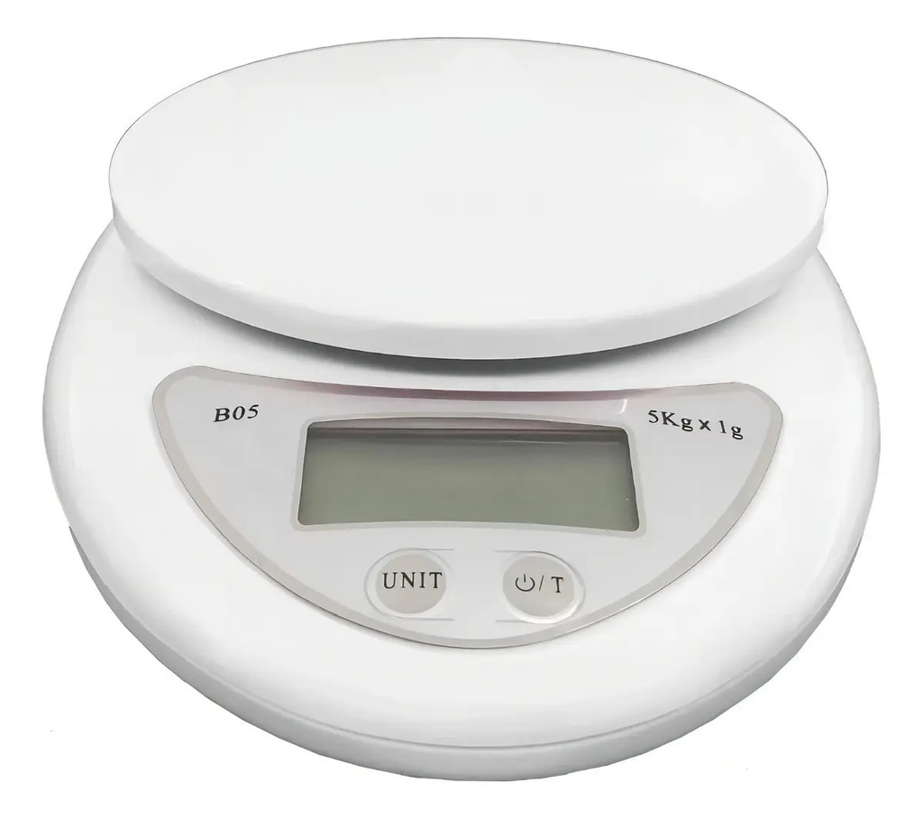 Balanza De Cocina Digital Kanji Home 5kg B05 Con Recipiente Capacidad Máxima 5 Kg Blanco