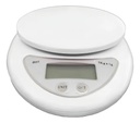 Balanza De Cocina Digital Kanji Home 5kg B05 Con Recipiente Capacidad Máxima 5 Kg Blanco