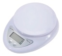 Balanza De Cocina Digital Kanji Home 5kg B05 Con Recipiente Capacidad Máxima 5 Kg Blanco