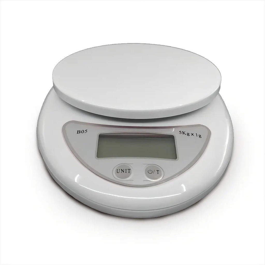 Balanza De Cocina Digital Kanji Home 5kg B05 Con Recipiente Capacidad Máxima 5 Kg Blanco