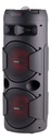 Parlante Torre Paradis Max 900w Con Bluetooth Luces Led Negro