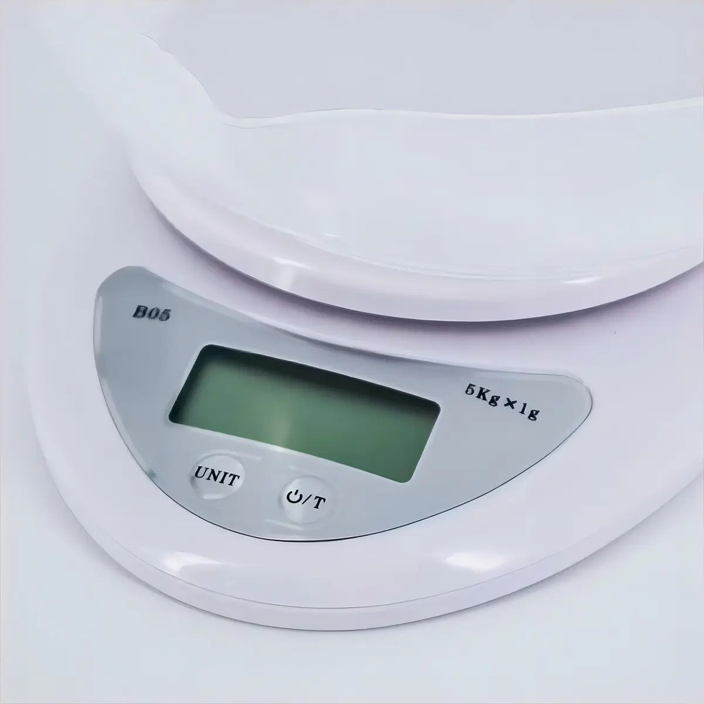 Balanza De Cocina Digital Kanji Home 5kg B05 Con Recipiente Capacidad Máxima 5 Kg Blanco