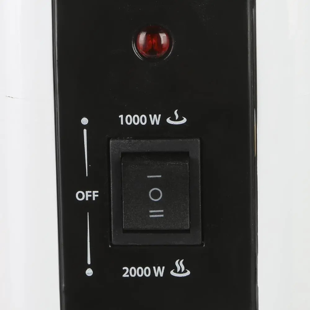 Panel Radiante De Mica Con Forzador Liliana Eco-mica Color Blanco
