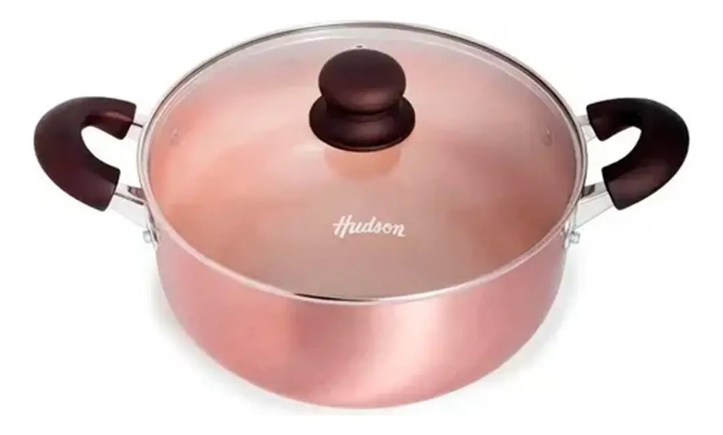 Juego De Baterias Hudson X 5 Piezas - Antiadherente Cobre.