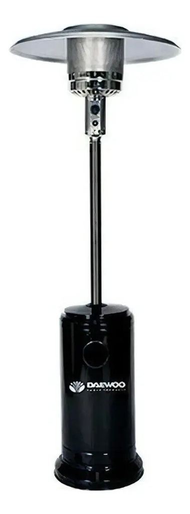 Calefactor Estufa Patio Daewoo Daczgb-a 14kw Reflector Csi Color Negro