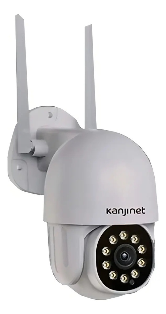 Camara Kanji Smart Ip Kj-camip1mx4 Wifi 1080fhd Seguridad Color Blanco